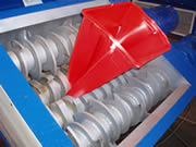 frantumazione del materiale con vagliatura